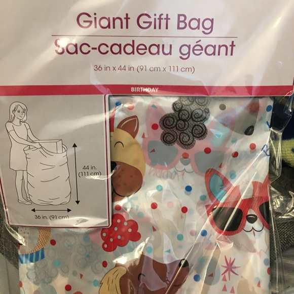 Voila Bags Giant Dog Print Gift Bag Poshmark